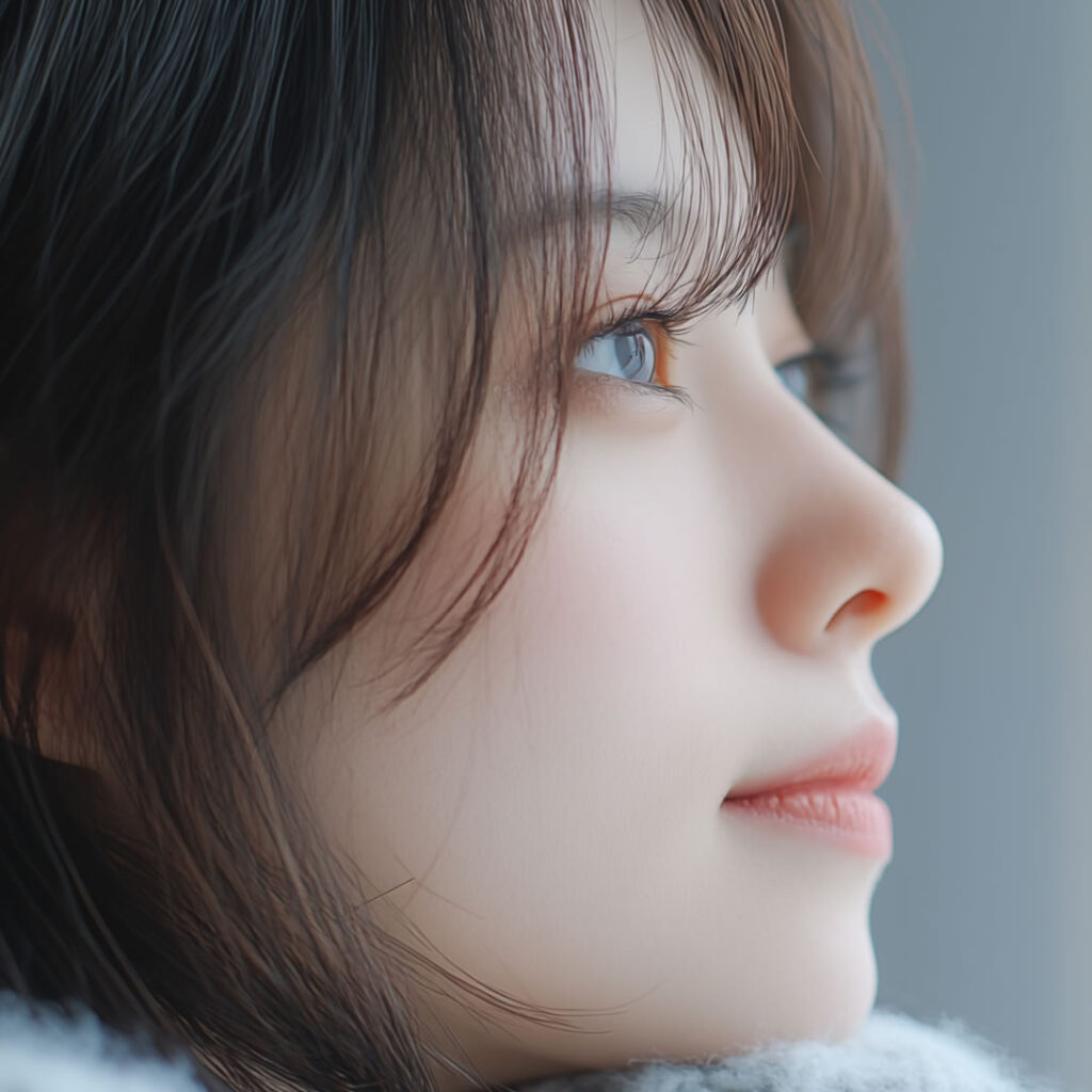 奈良で鼻整形をした女性のイメージ