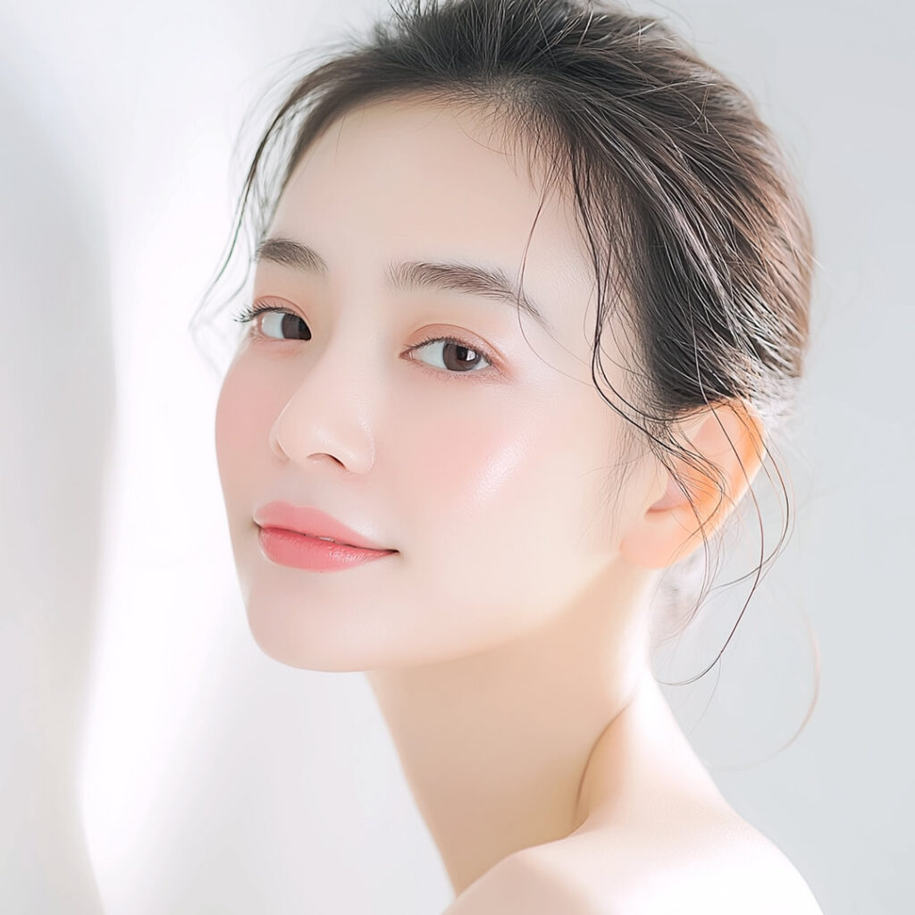 京都でボトックスを受けた女性のイメージ